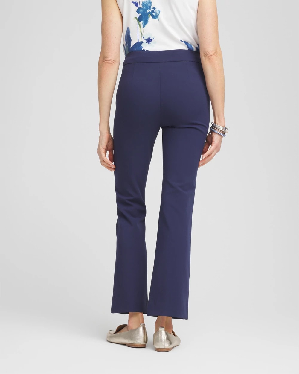 Chico's Collections Lightweight Juliet Kick Flare Pants