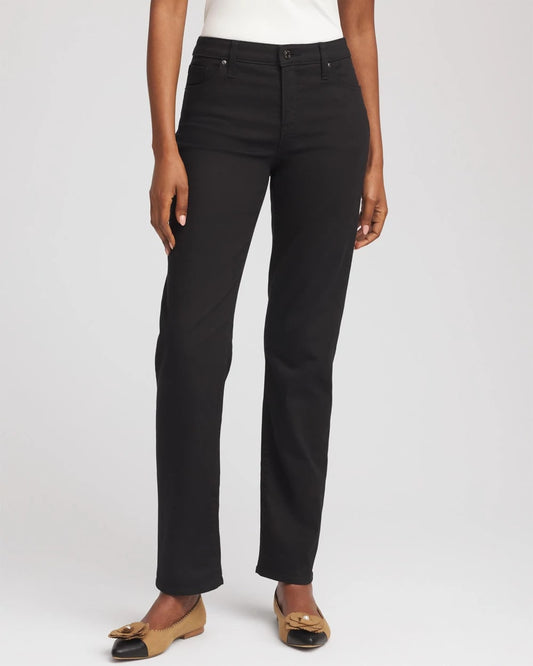 Chico's Collections Girlfriend Slim Full-Length Jeans