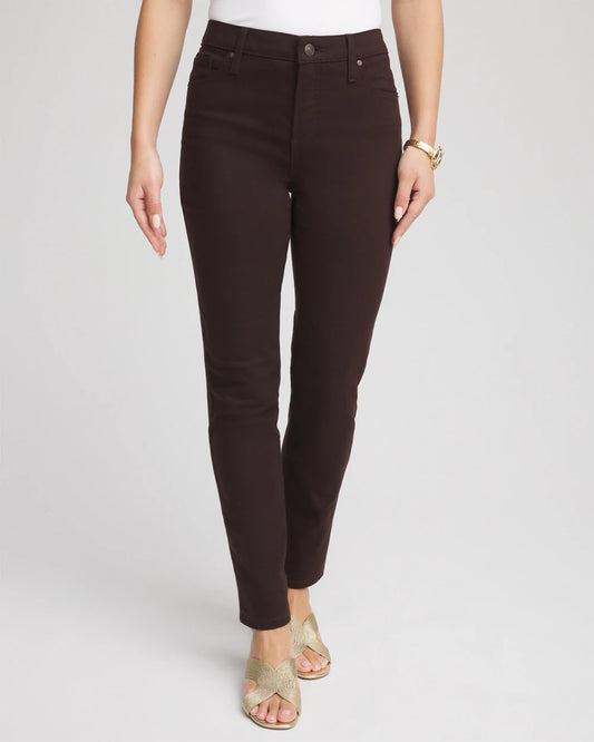 Chico's Collections Girlfriend Slim Ankle Jeans